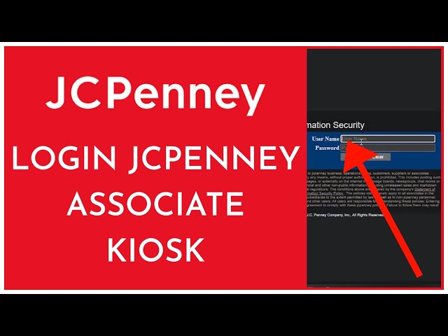 Troubleshooting Common Login Issues of jcp associate kiosk: