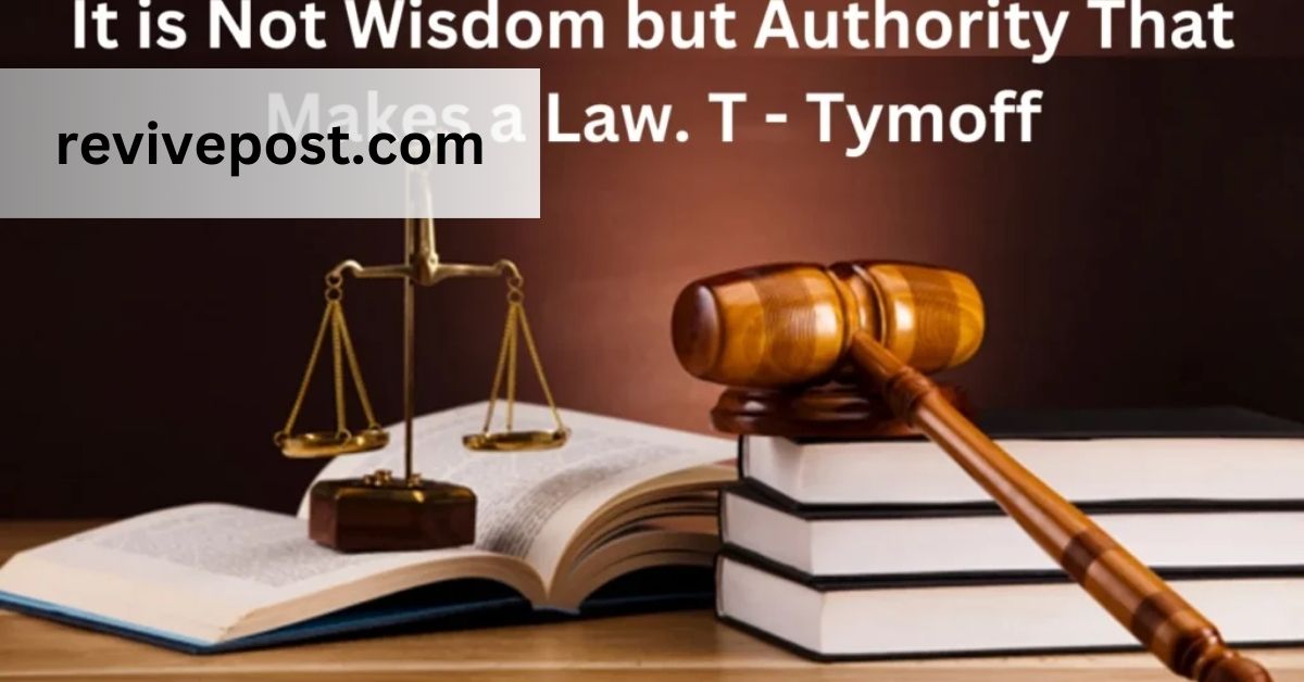 It is not wisdom but authority that makes a law. t – tymoff- All Details