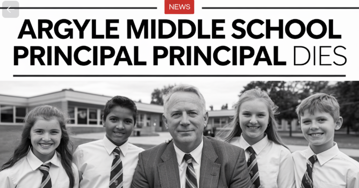 argyle middle school principal dies