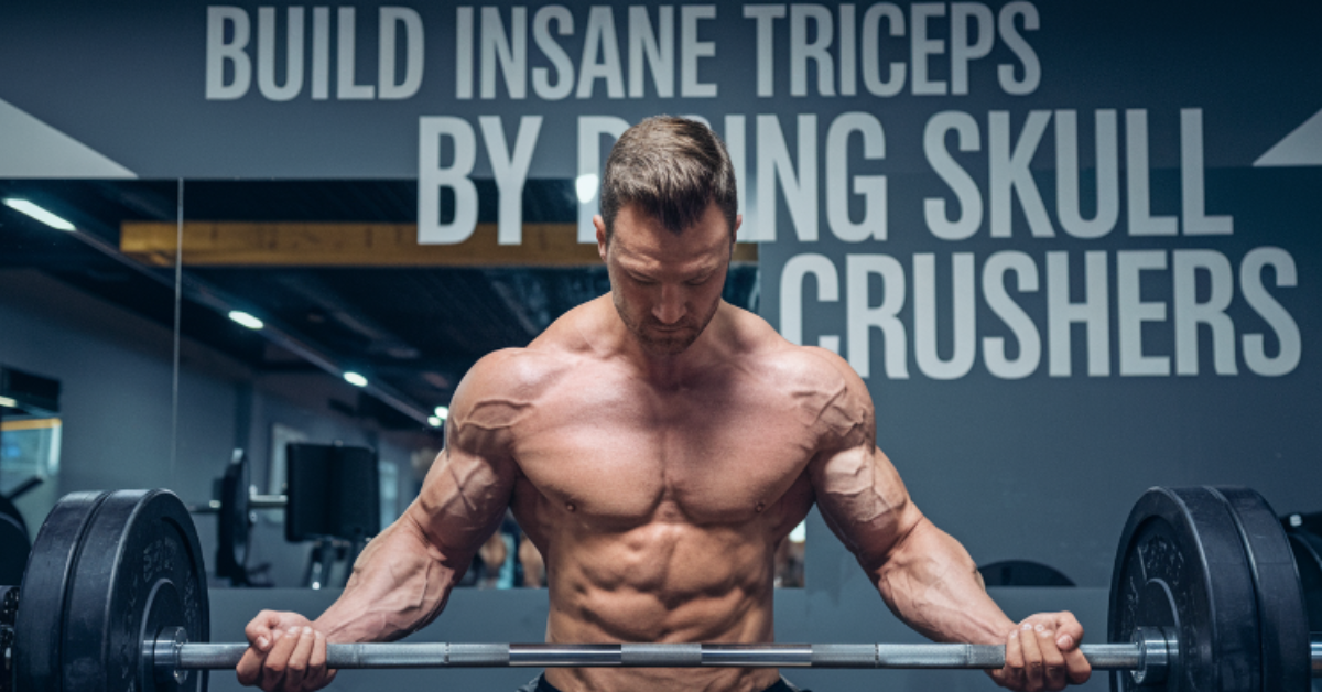 build insane triceps by doing skull crushers - laz - tymoff