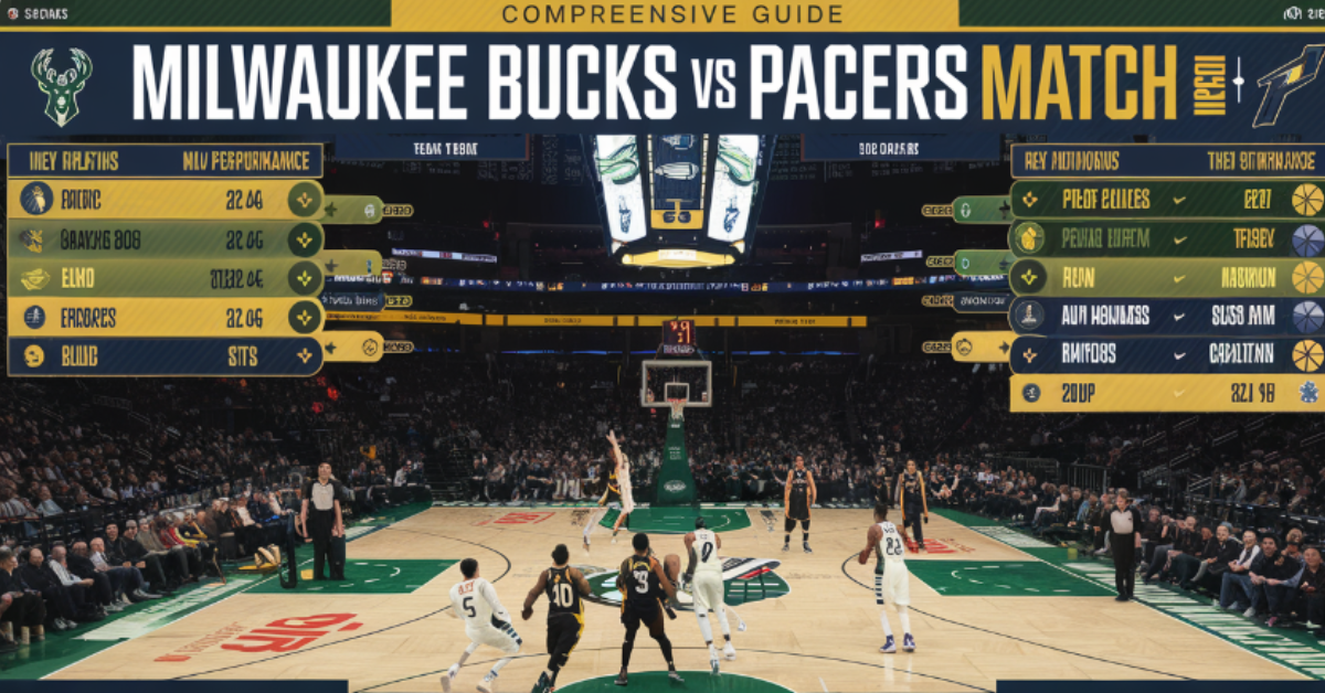 milwaukee bucks vs pacers match player stats